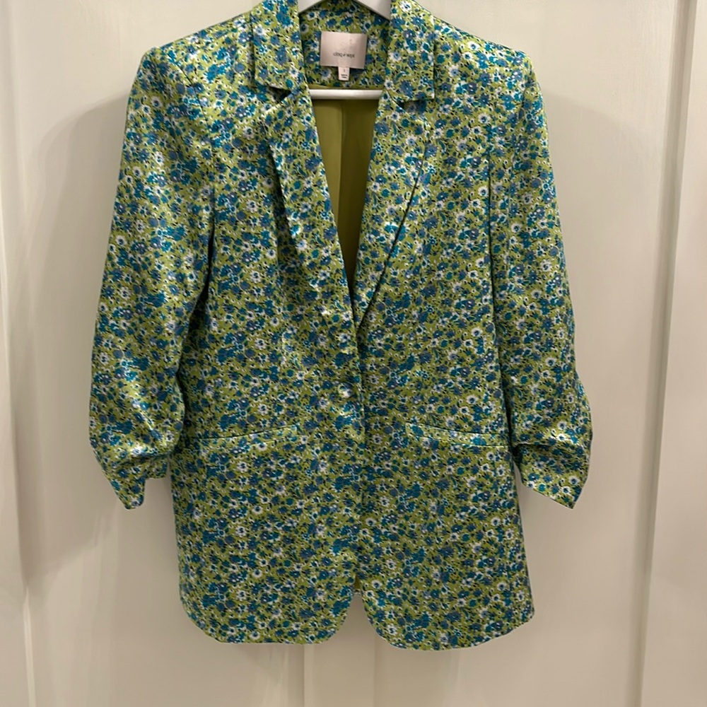 Cinq a Sept Floral Blazer, Size 2